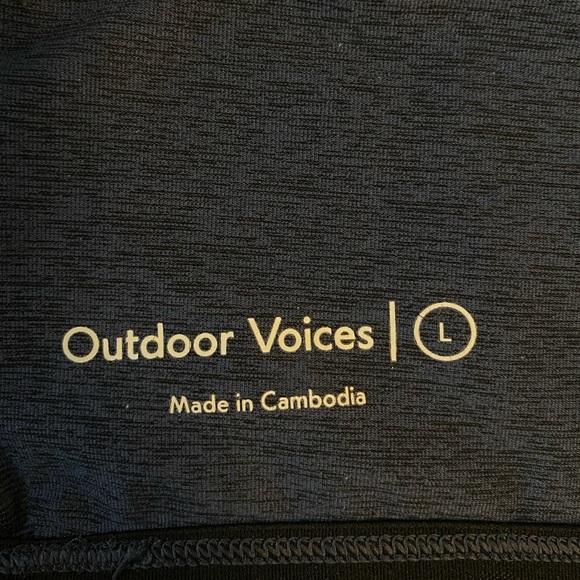 Outdoor Voices Navy Blue sports bra - Picture 3 of 4